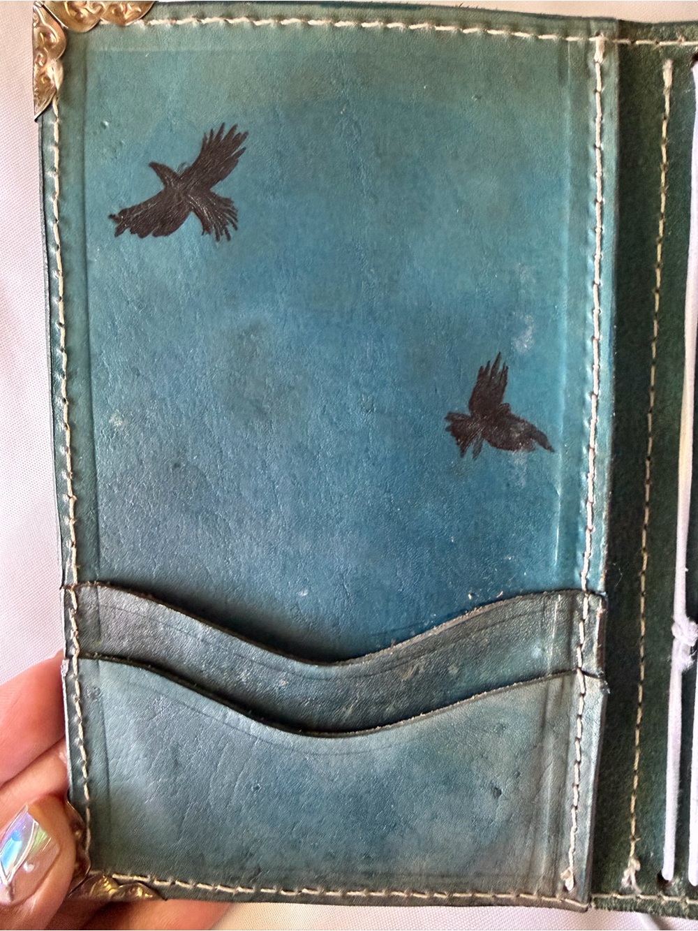 Unique one of a kind travelers notebook A6 or pocket size - Picture 9 of 13